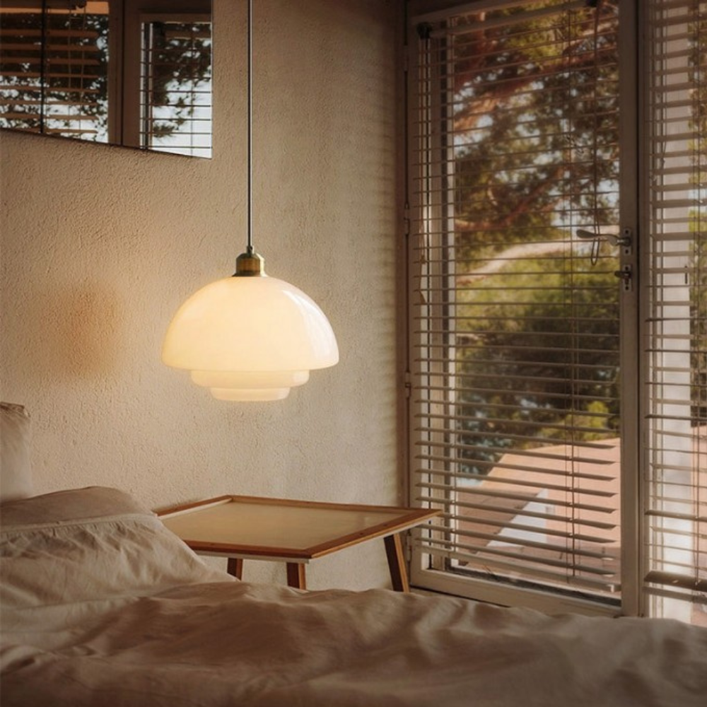 The Pearl of Art Deco Glass Pendant Light