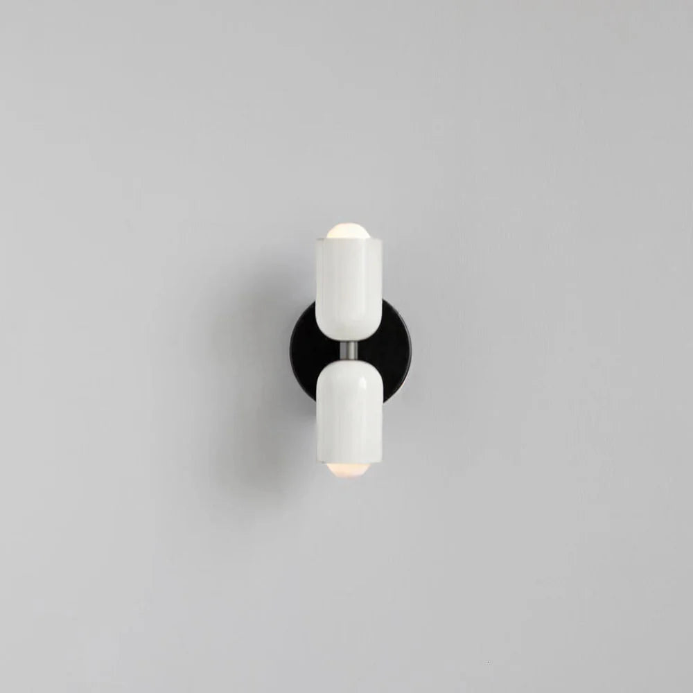 Elegance Cream Acrylic Metal Base Minimalist Wall Light