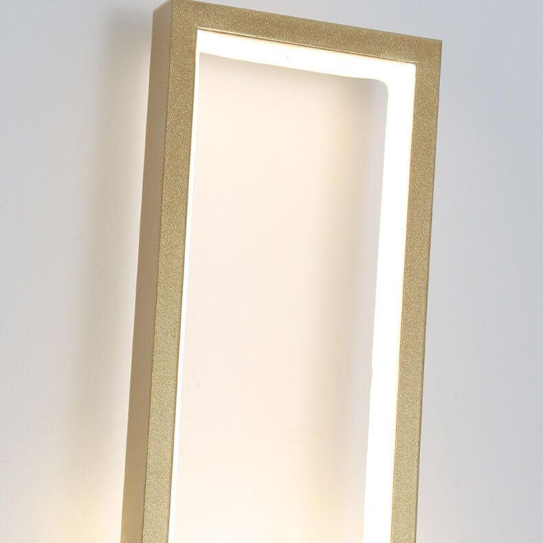 Luxurious Gold LED Light Minimalist Design