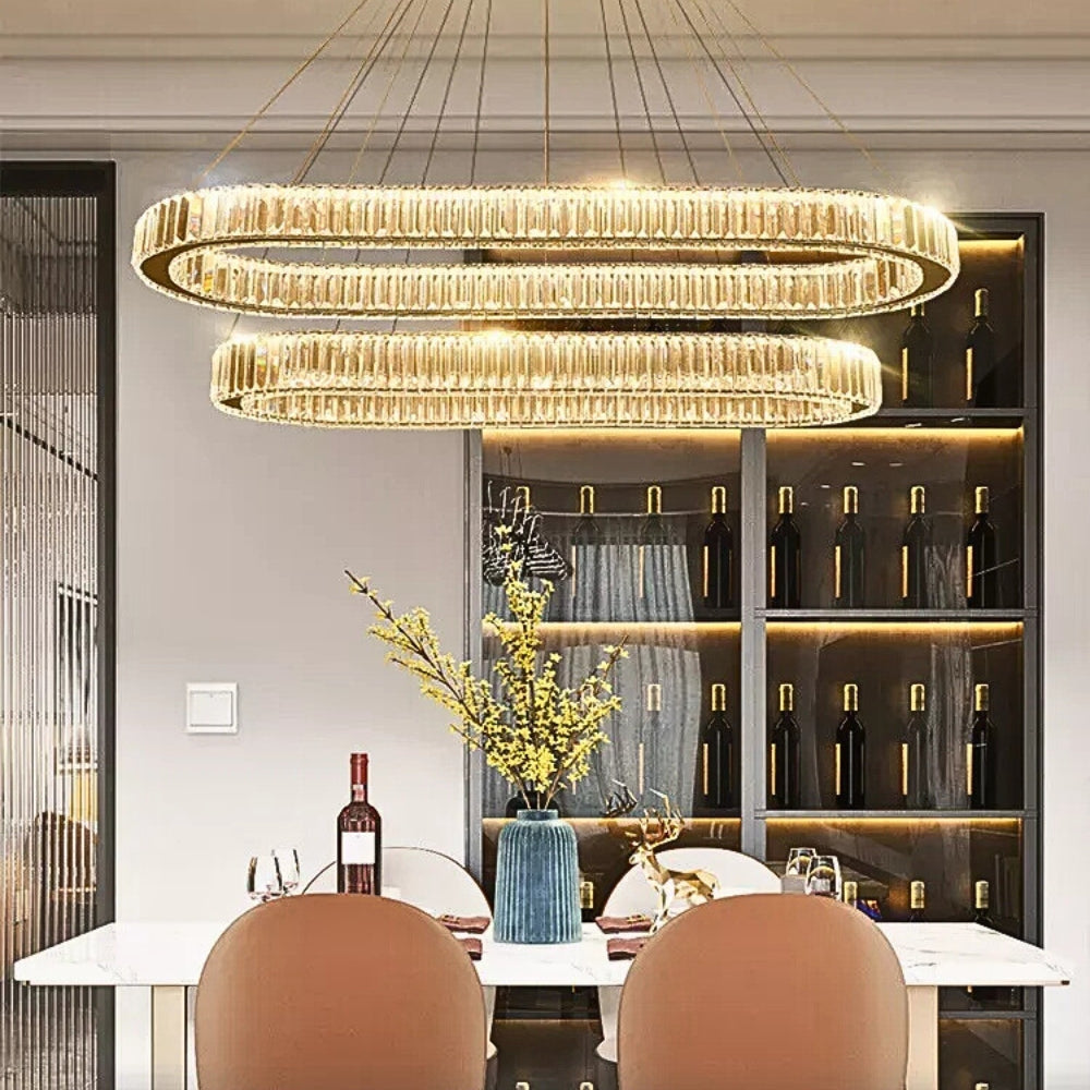Nordic Ring Crystal Chandelier