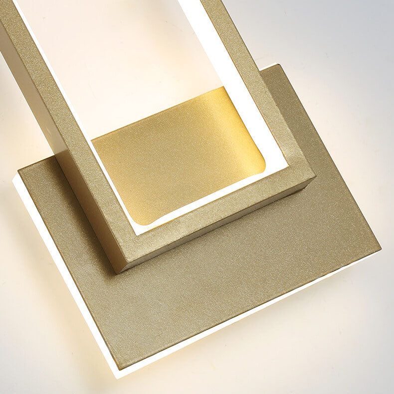 Luxurious Gold LED Light Minimalist Design