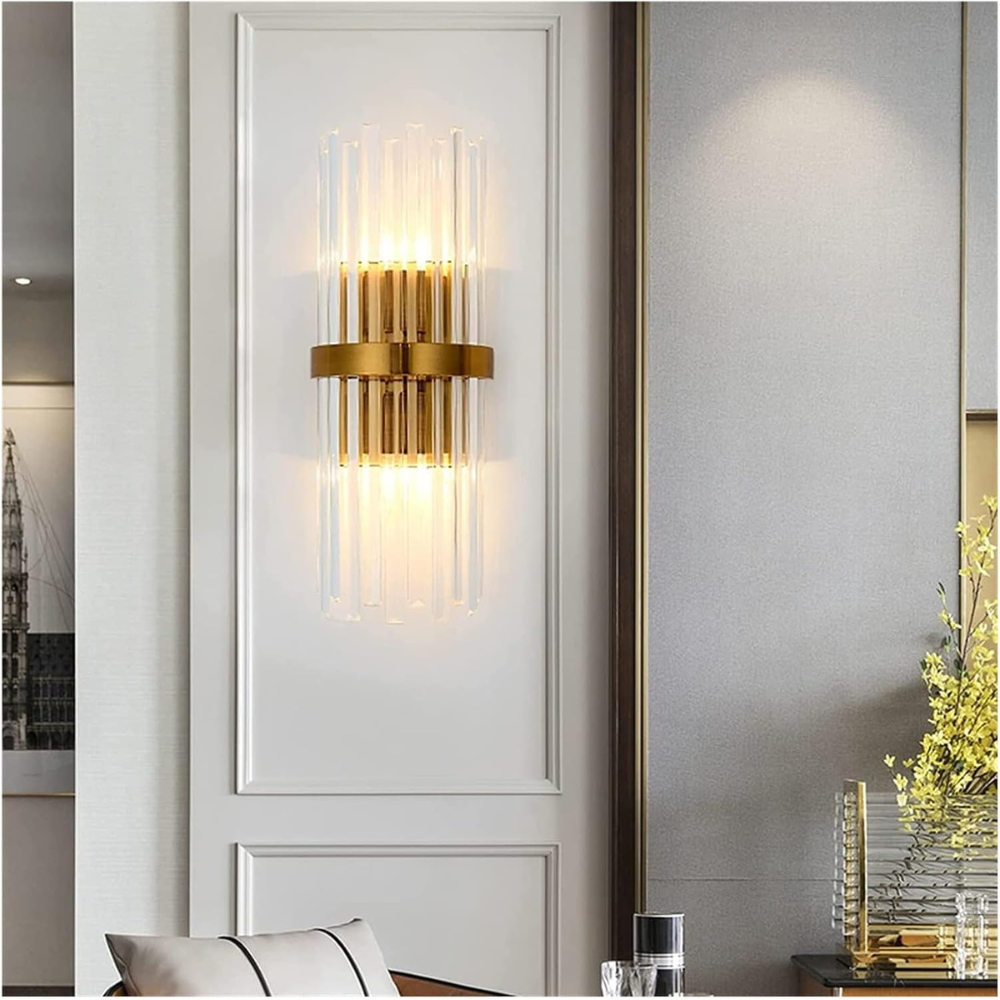Crystal Gold Wall Light