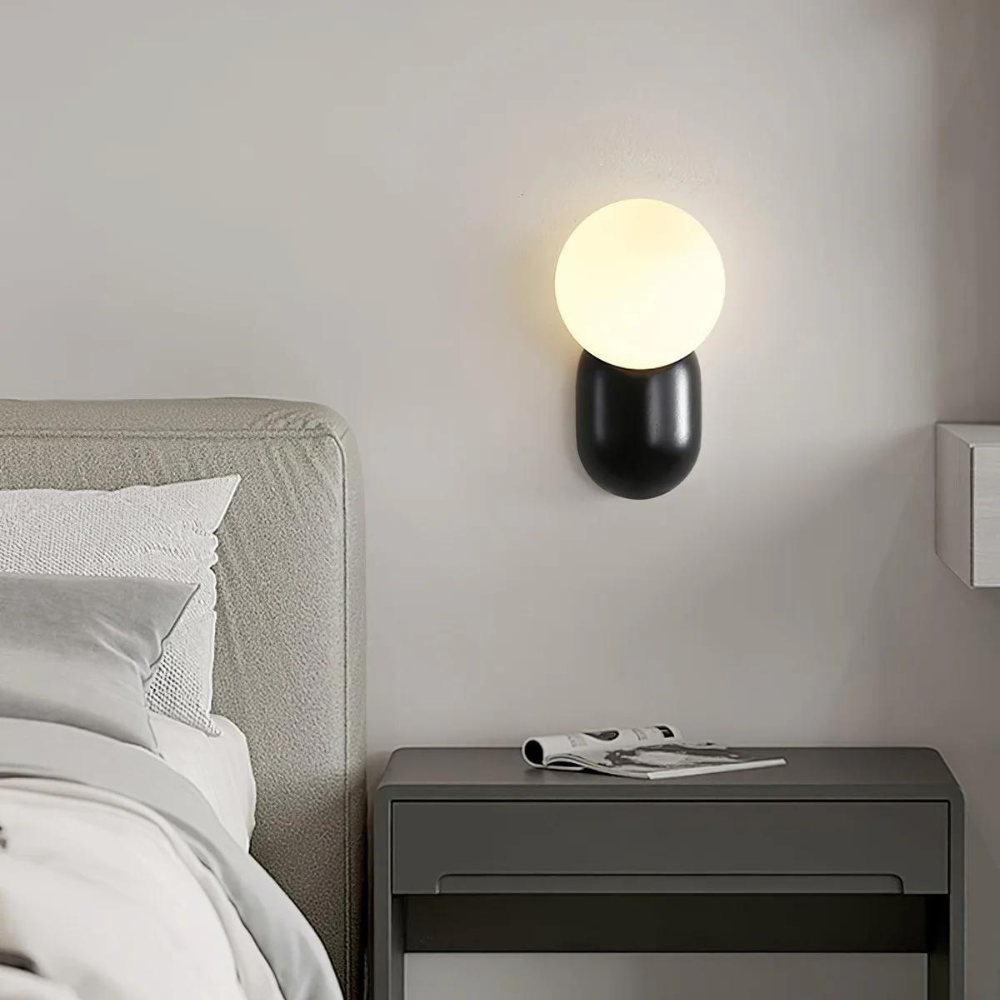 Nordic Glass Glow Wall Light