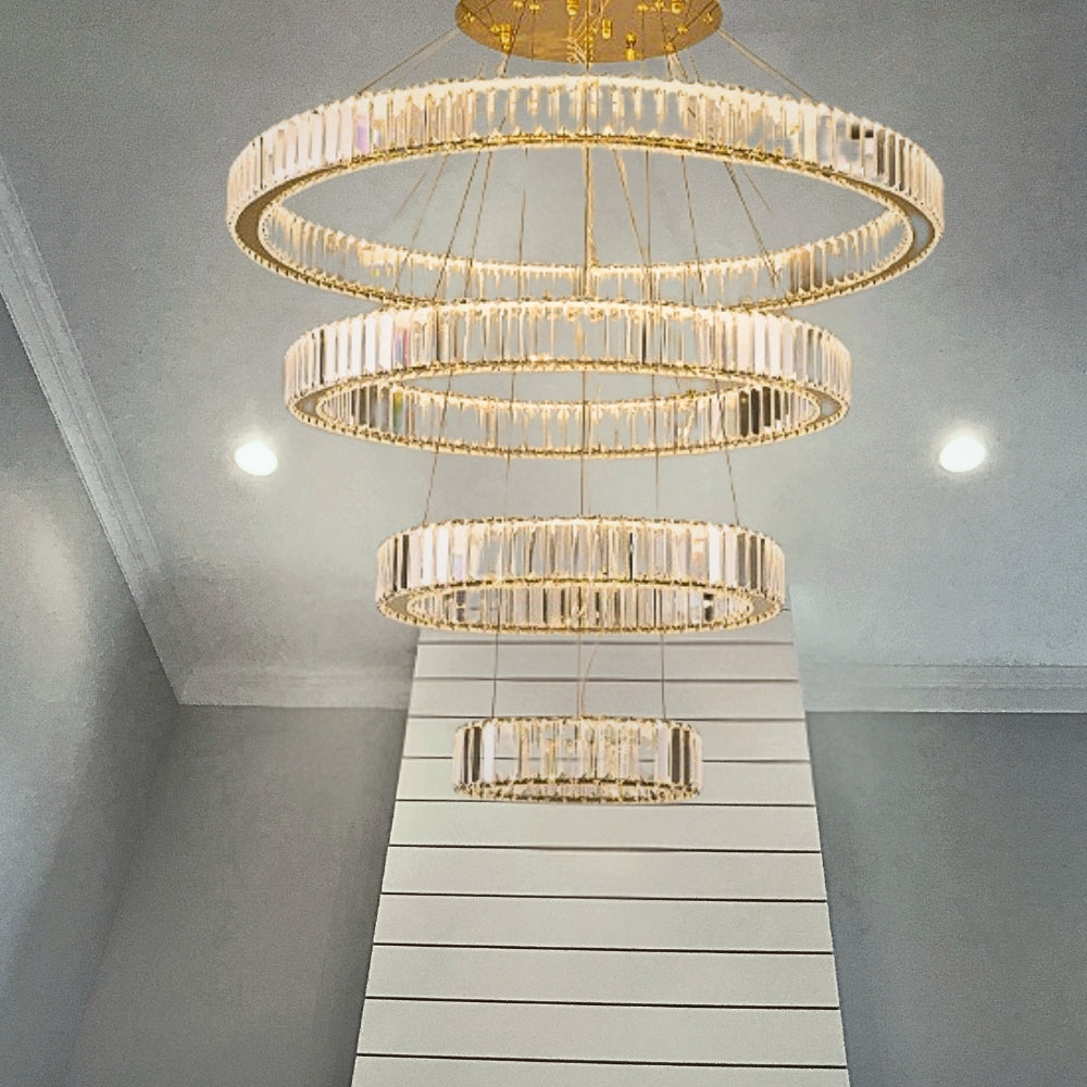 Nordic Ring Crystal Chandelier