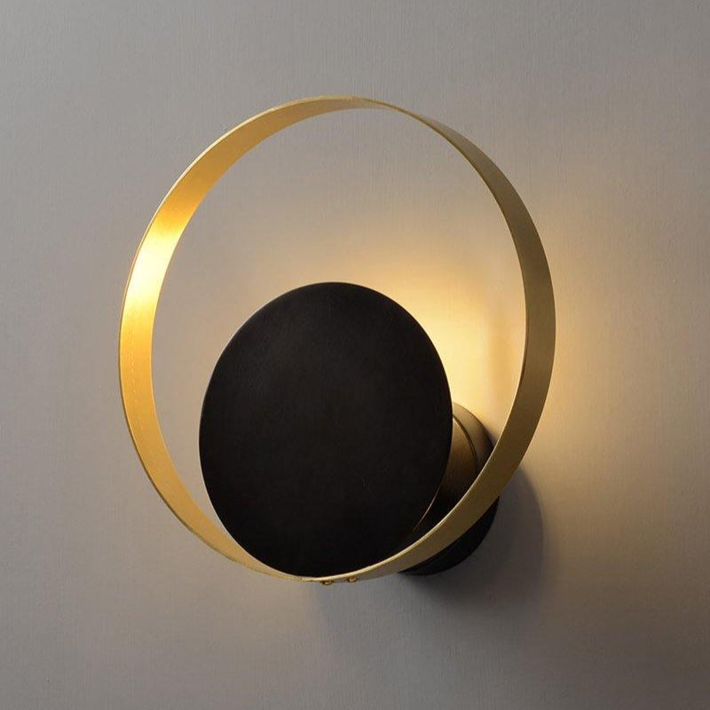 Eclipse Retro Circle Wall Light