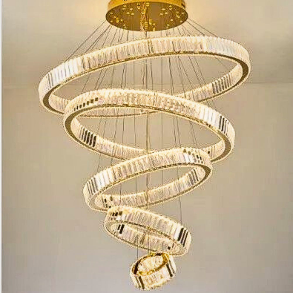 Nordic Ring Crystal Chandelier