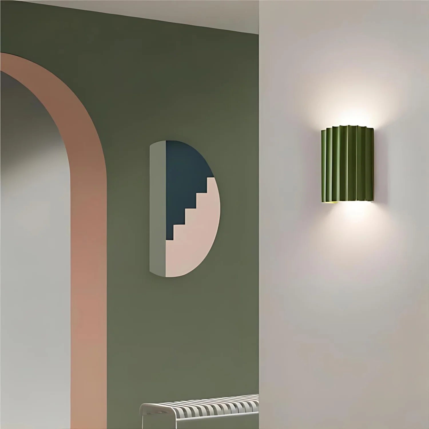Nordic Resin Clarity Minimalist Wall Light