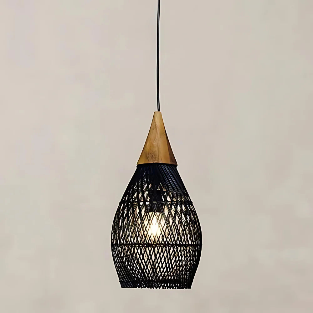 Handmade Rattan Tapestry Pendant Light