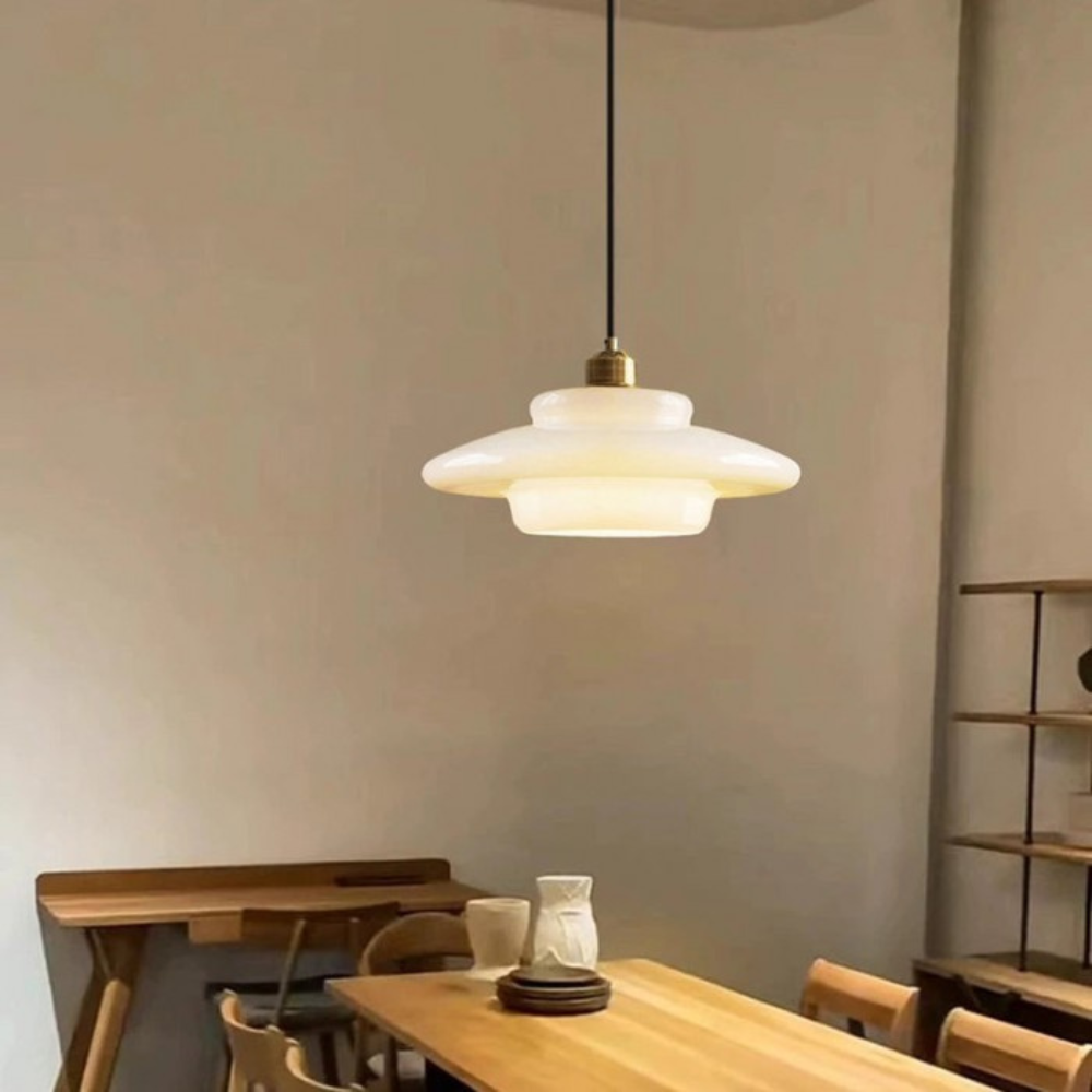 The Pearl of Art Deco Glass Pendant Light