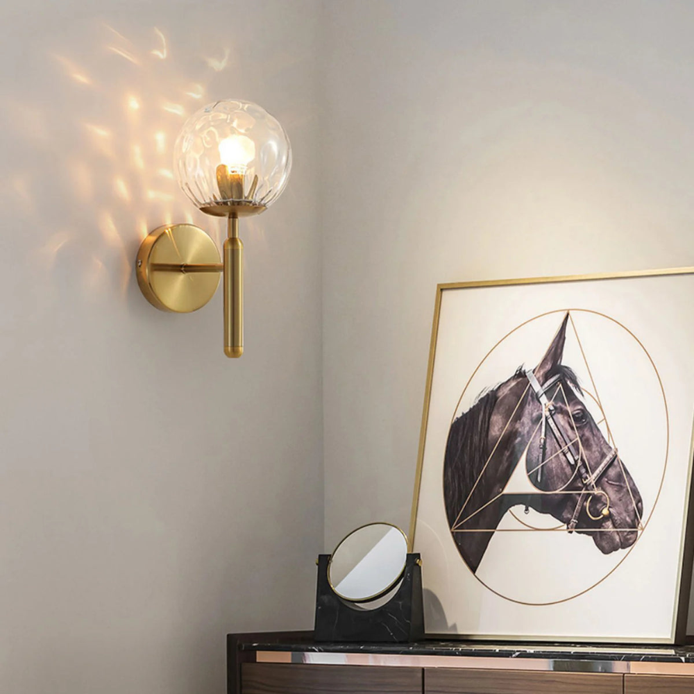 Minimalist Globe Mystical Radiance Wall Light