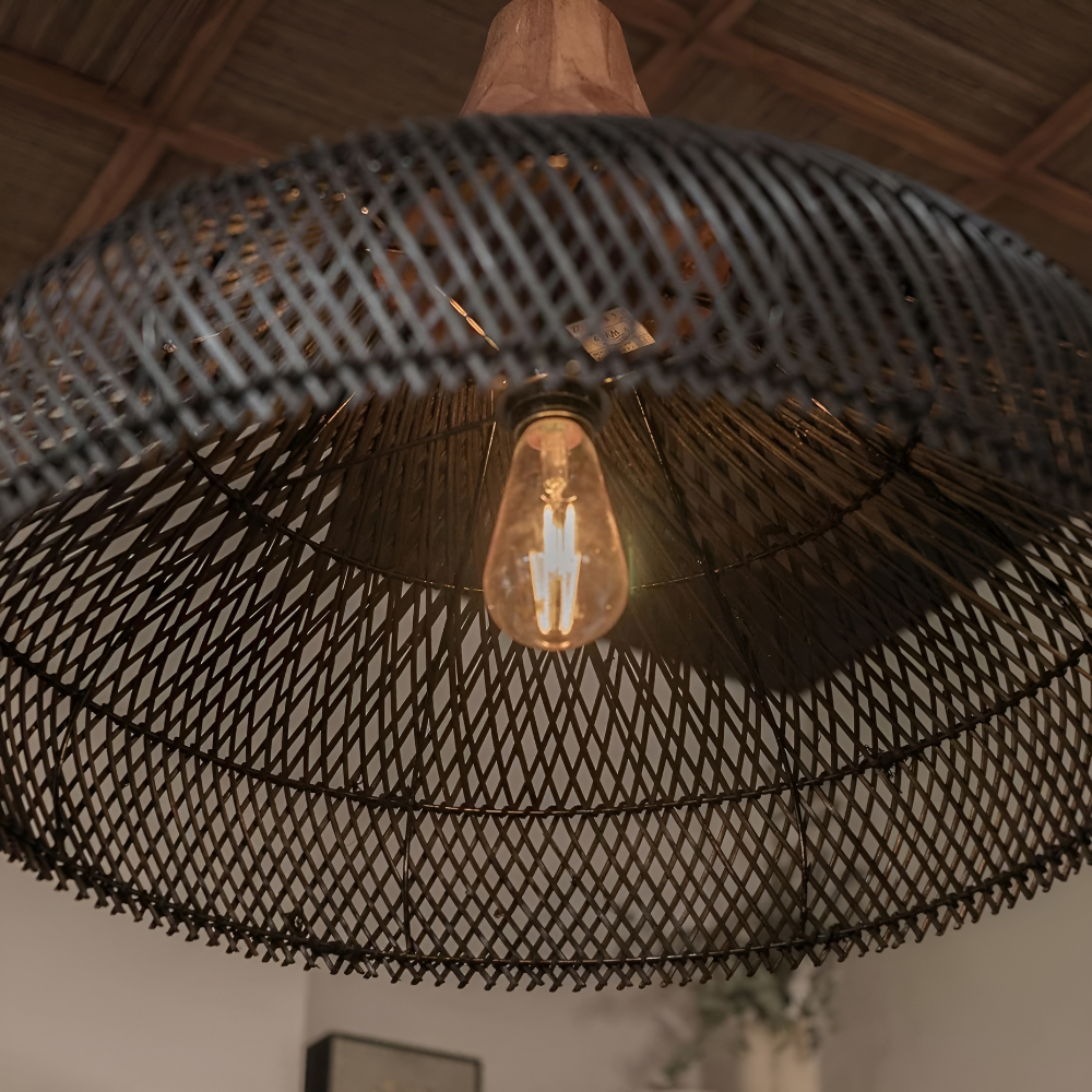 Retro Bohemian Rattan Pendant Light