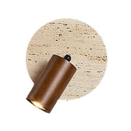 Travertine Modern Rotatable Bedside Wall Light