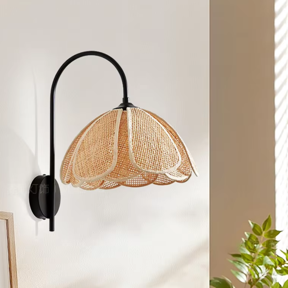 The Glow of Rattan Wall Light