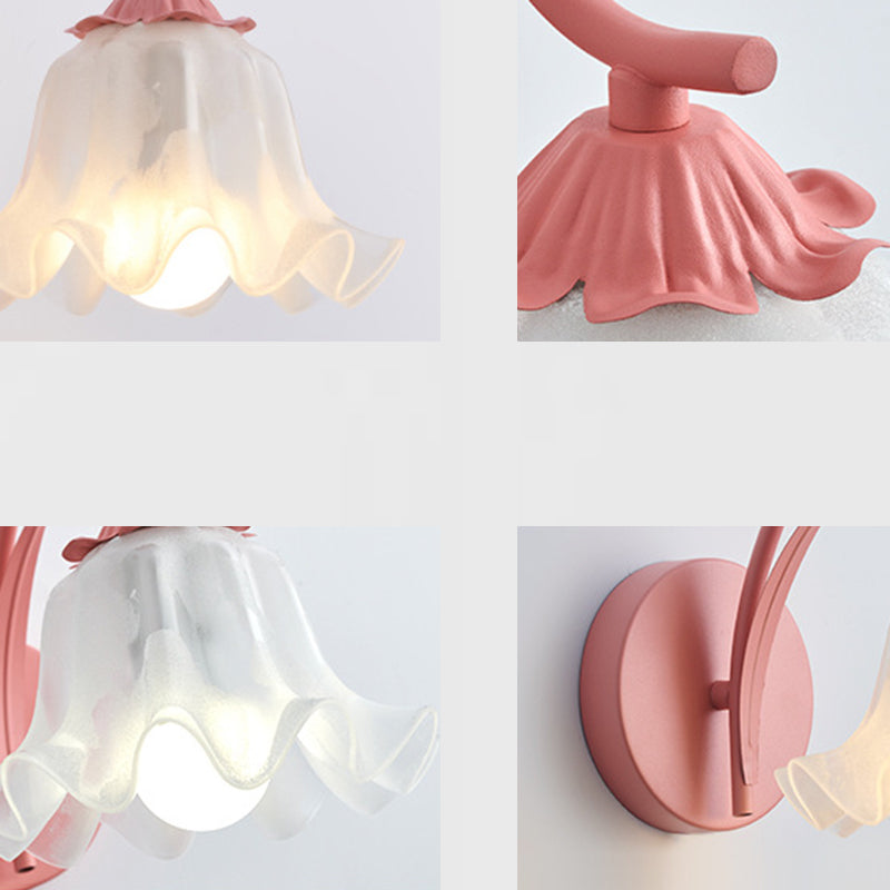 French Flower Wall Sconce Light