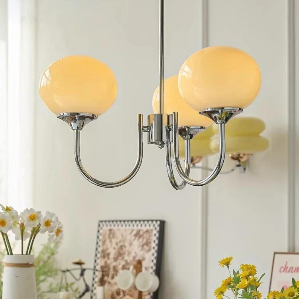 Marshmallow Modern Glass Chandelier