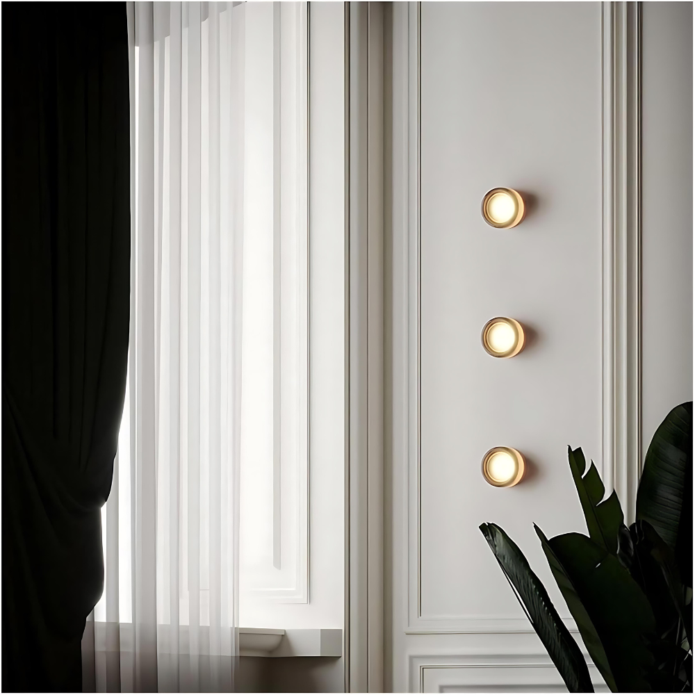 Nordic Luminous Dimple Acrylic Modern Wall Light
