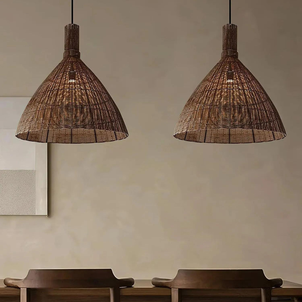 The Rattan Essence of the Islands Pendant Light