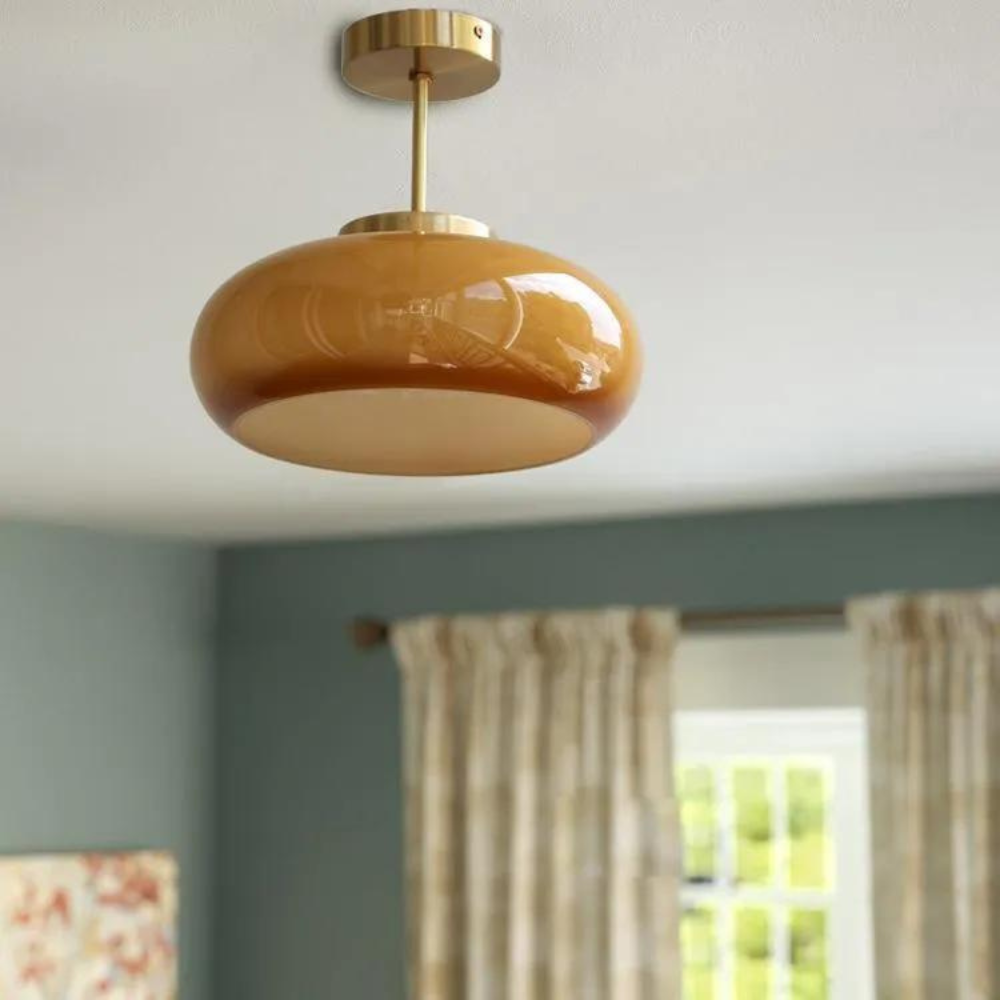Shard Nordic Brass Glass Pendant Light