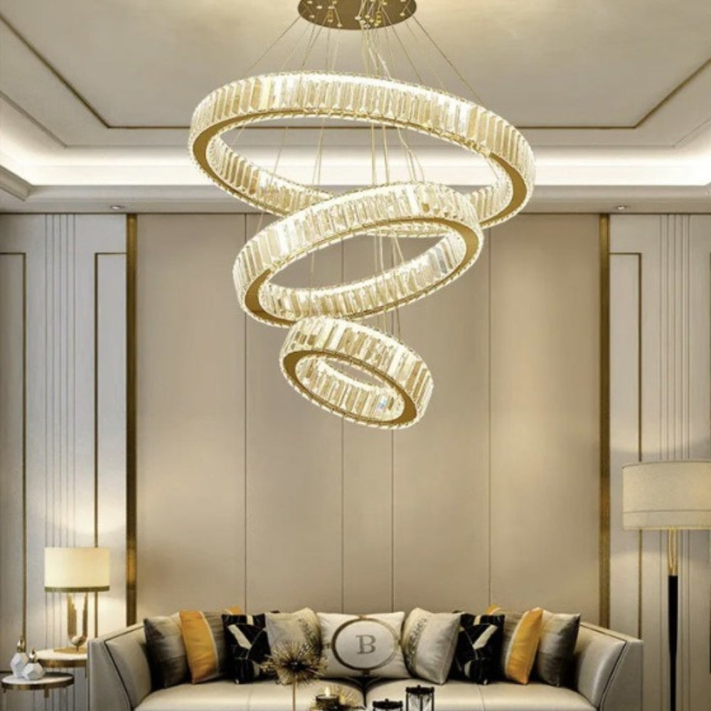 Nordic Ring Crystal Chandelier