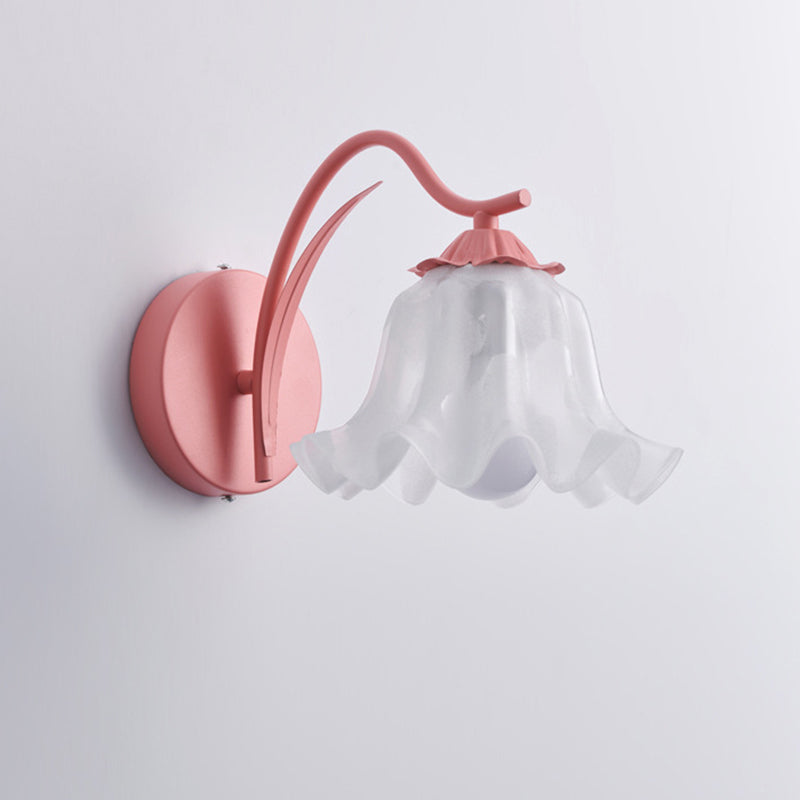 French Flower Acrylic Wall Light