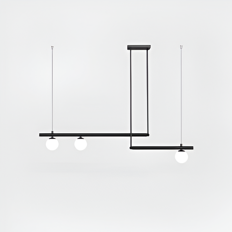 Nordic Glass Linear Luxury Pendant Light