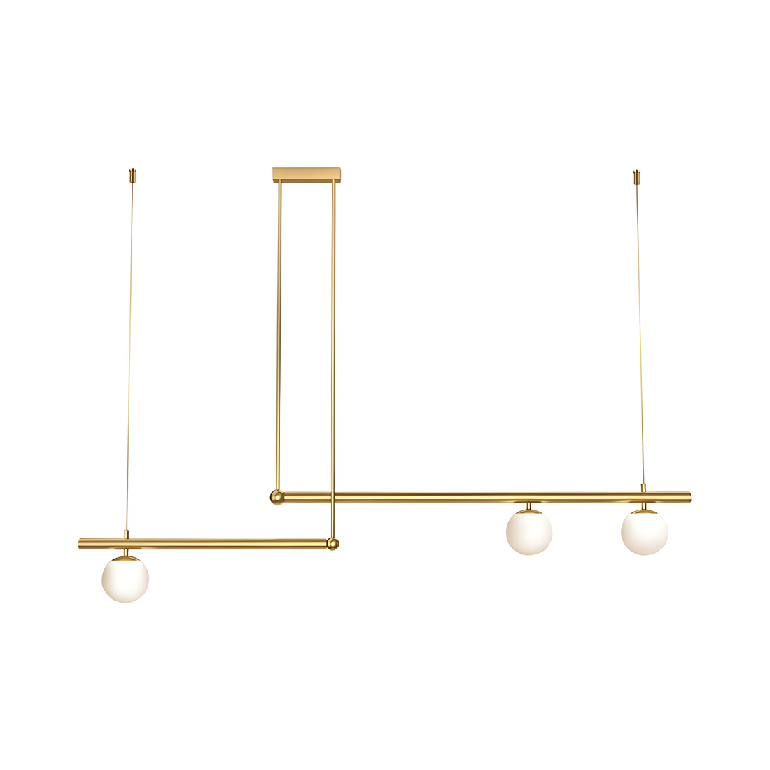 Nordic Glass Linear Luxury Pendant Light