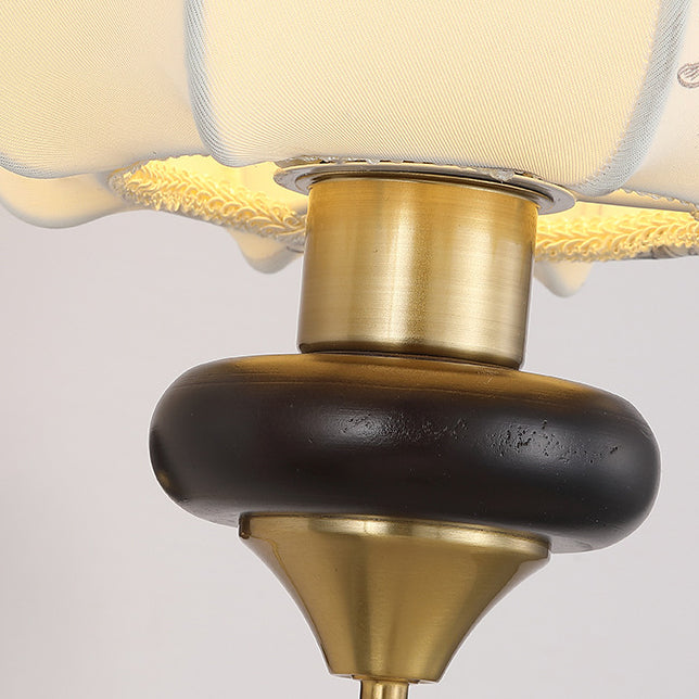 Traditional Pattern Fabric Wall Light