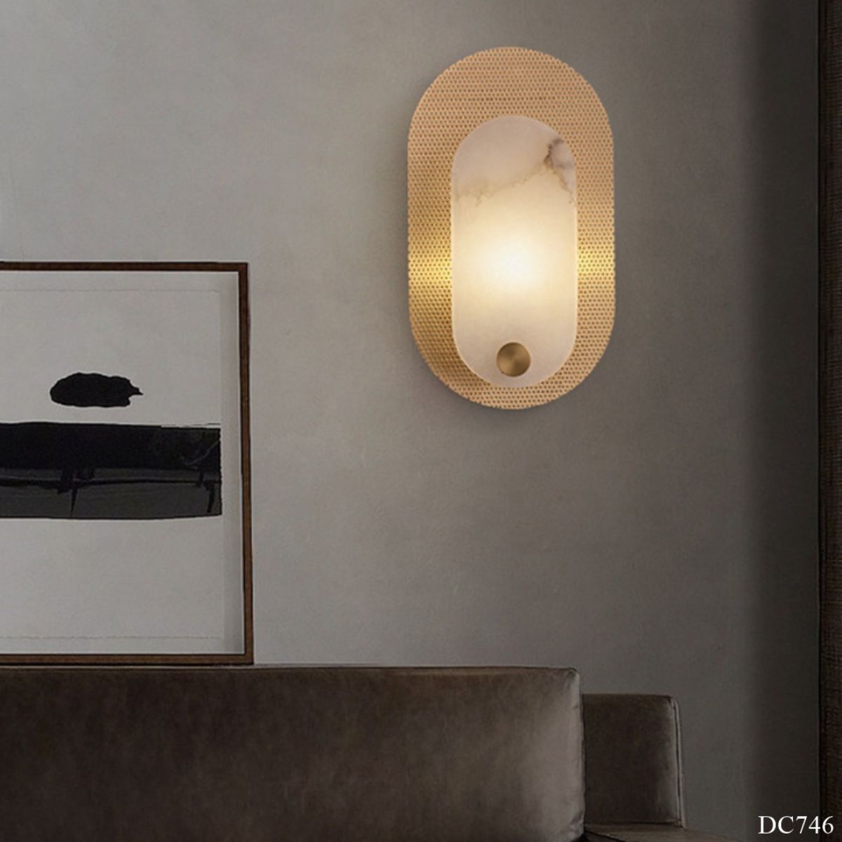 Elysian Glow Luxury Nordic Marble Wall Light