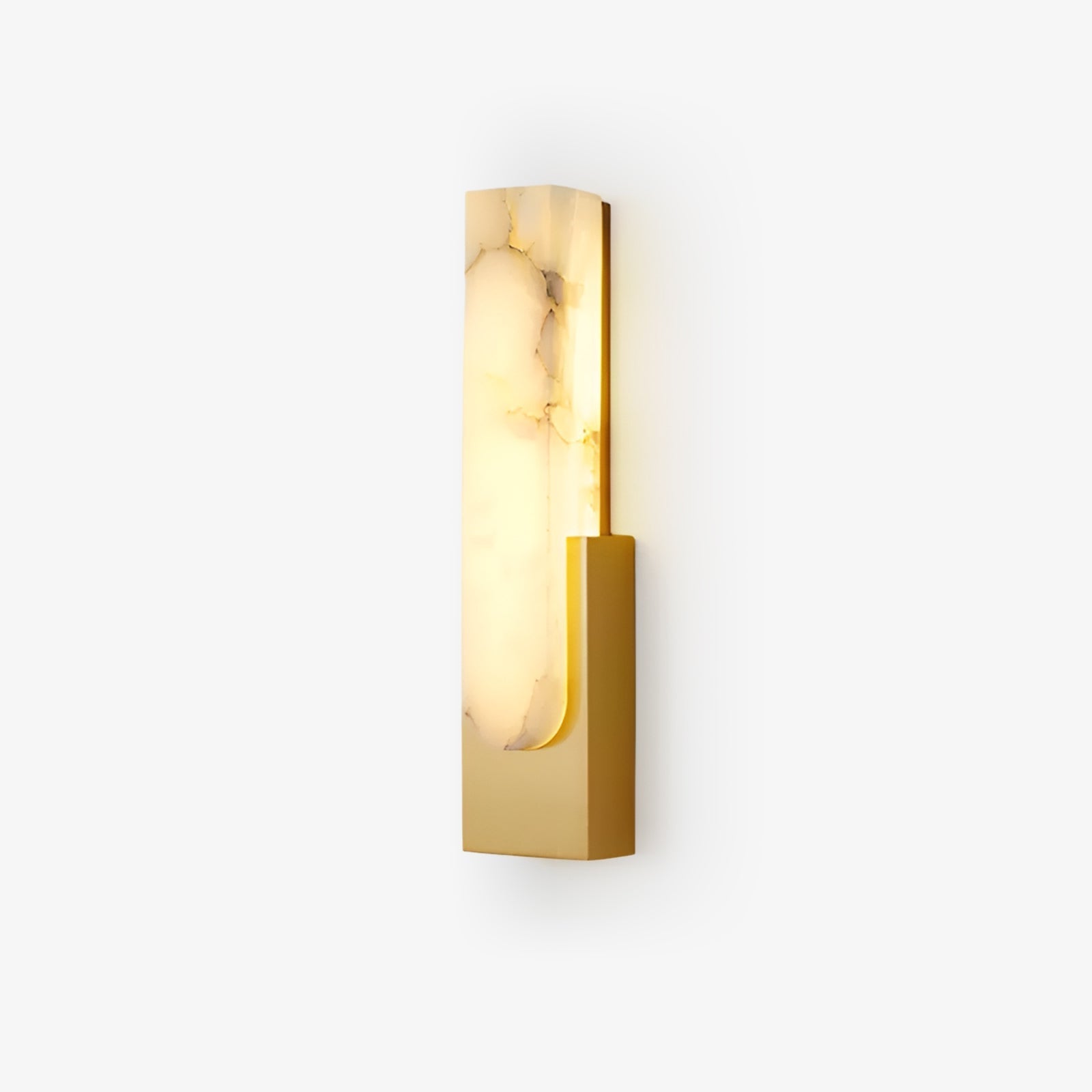 Agatha Modern Artificial Alabaster Minimalist Wall Light