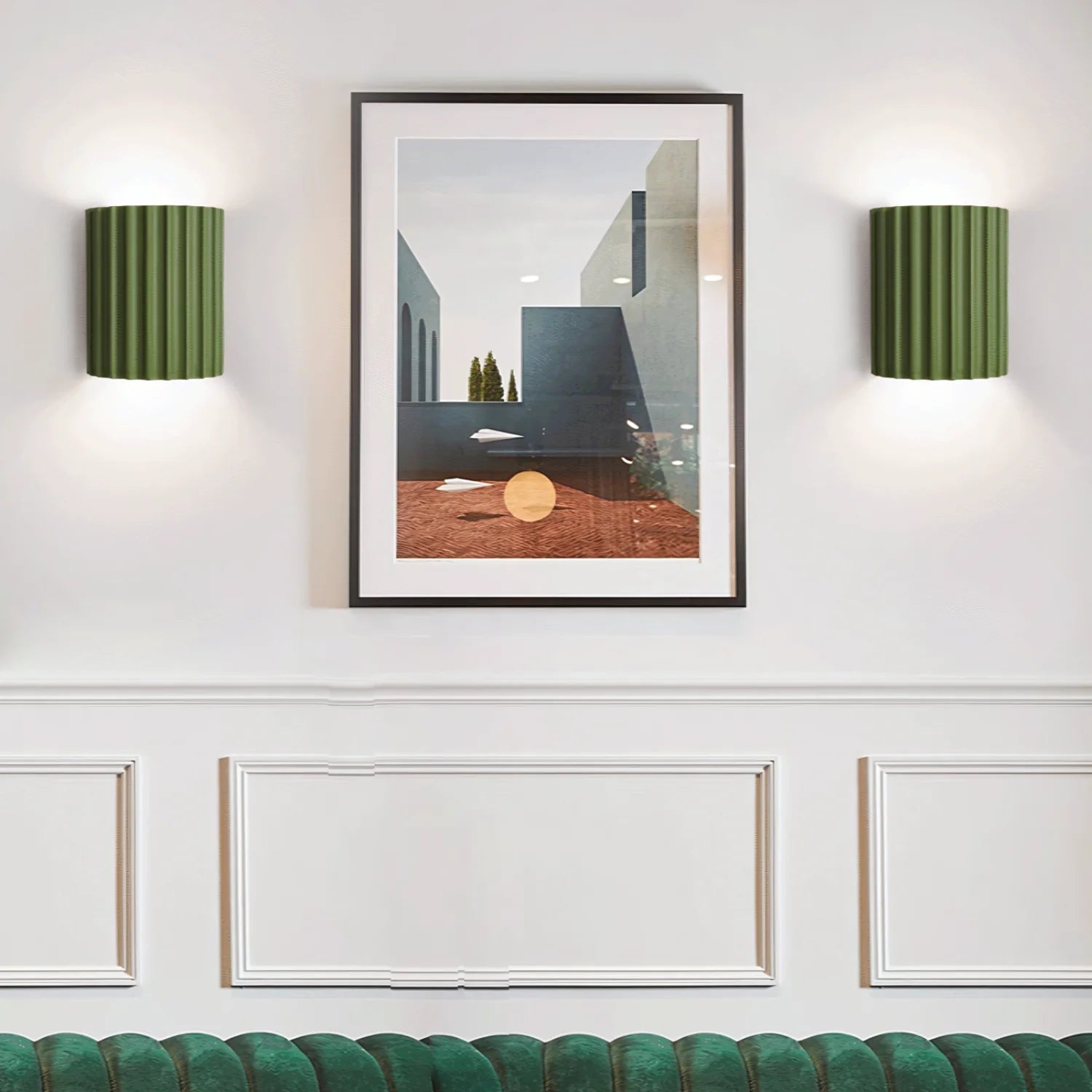 Nordic Resin Clarity Minimalist Wall Light