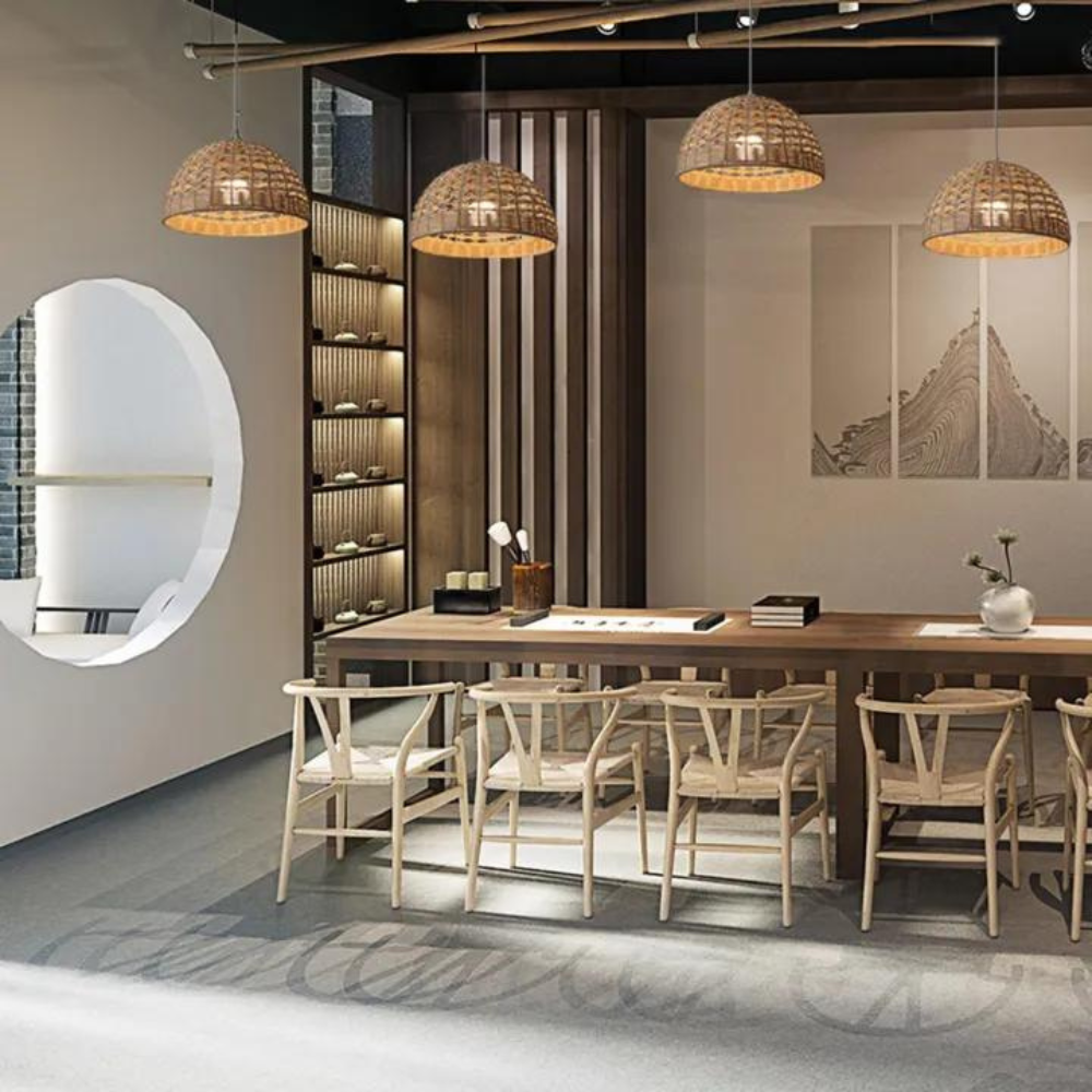 Modern Enlightenment Bamboo Pendant Light