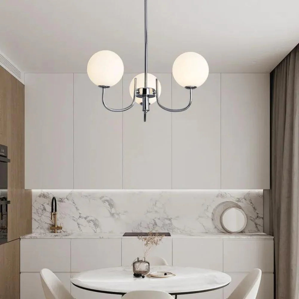 Marshmallow Modern Glass Chandelier