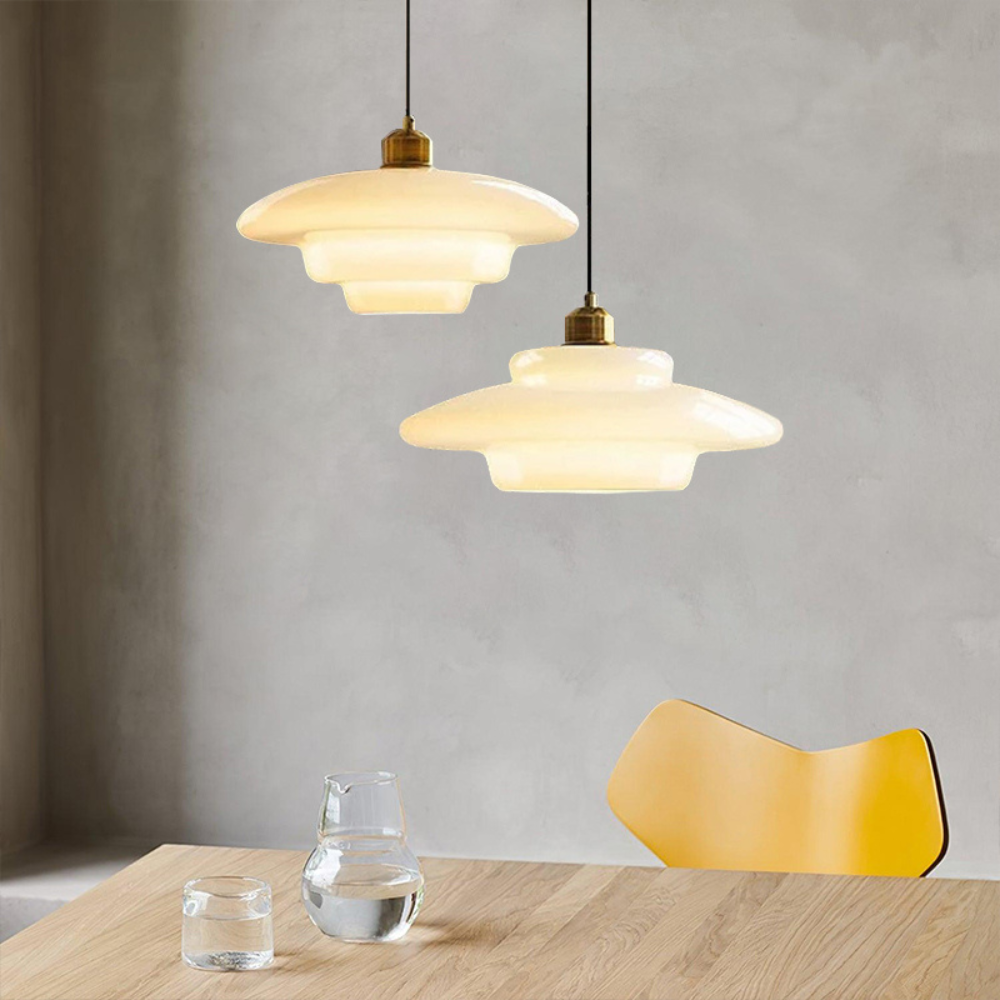 The Pearl of Art Deco Glass Pendant Light