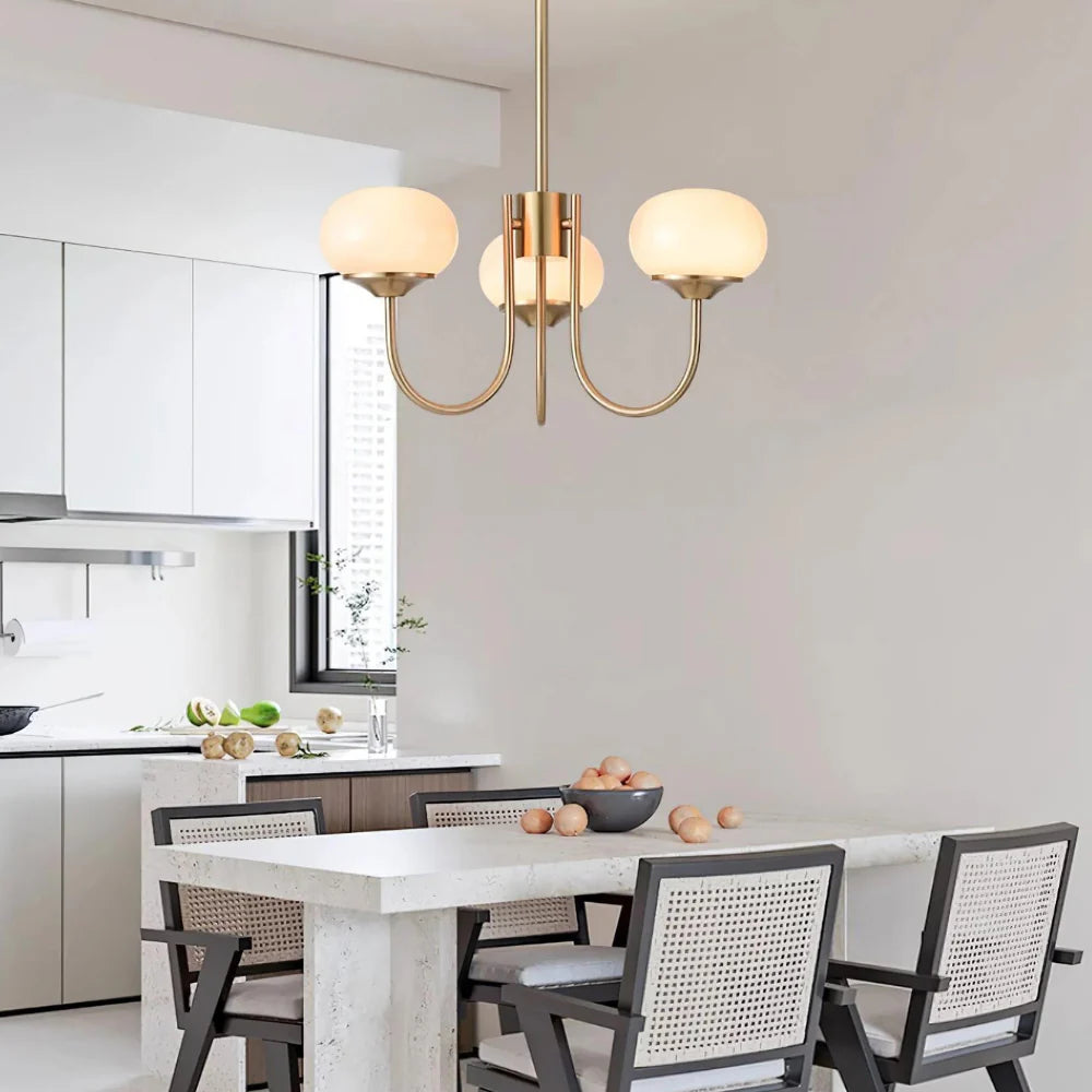 Marshmallow Modern Glass Chandelier
