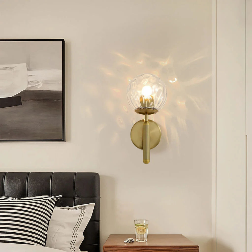 Minimalist Globe Mystical Radiance Wall Light