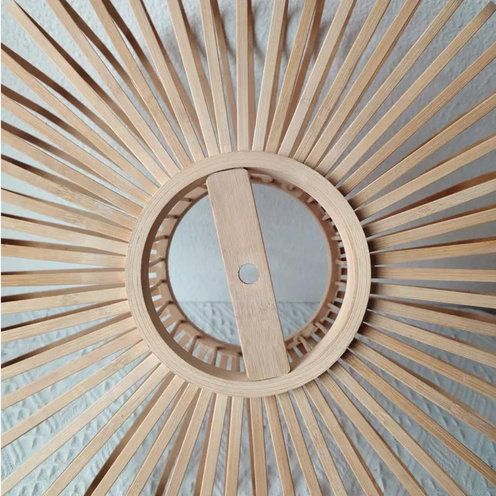 The Solar Illusion Bamboo Pendant Light