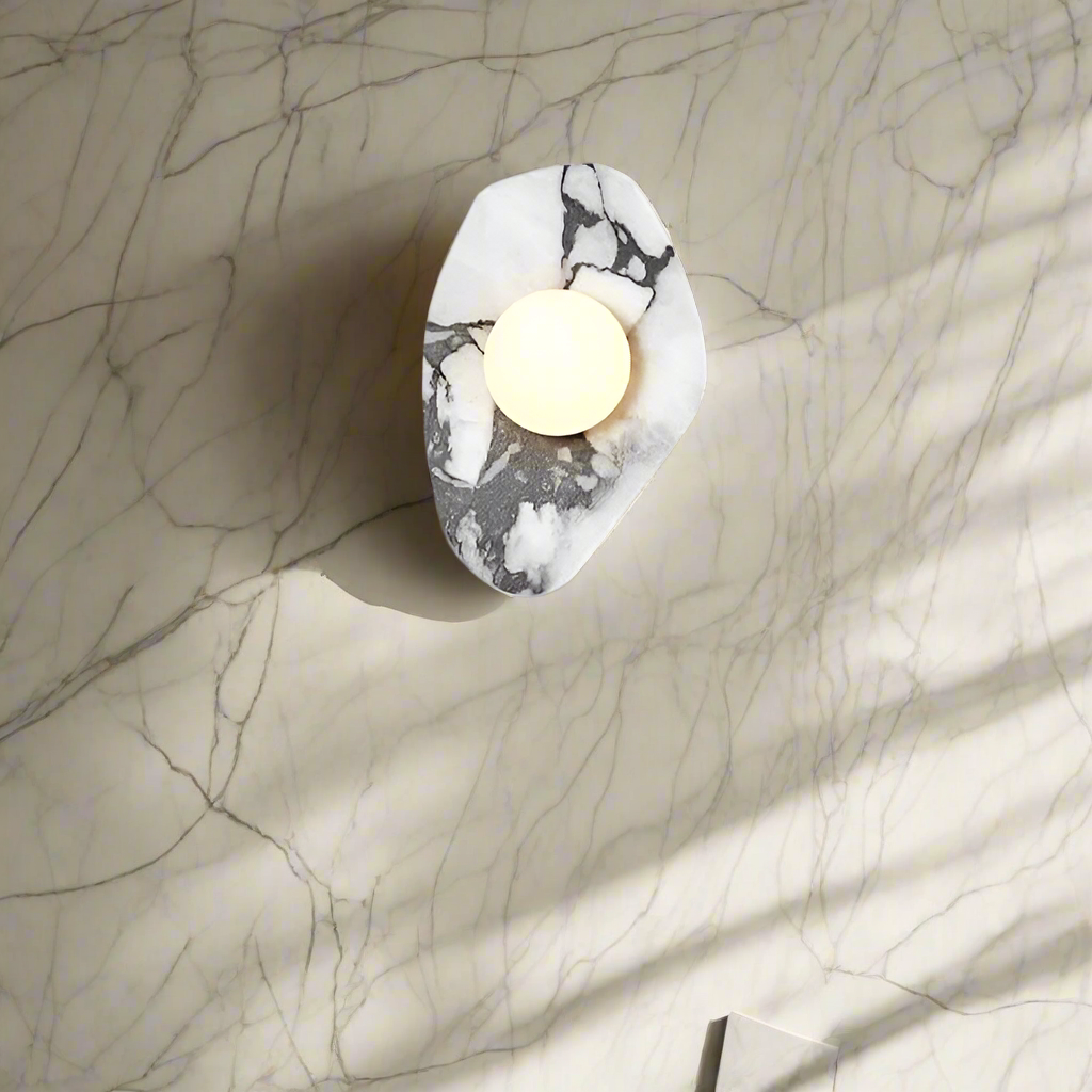 Eterna Stone Nordic Modern Marble Wall Light
