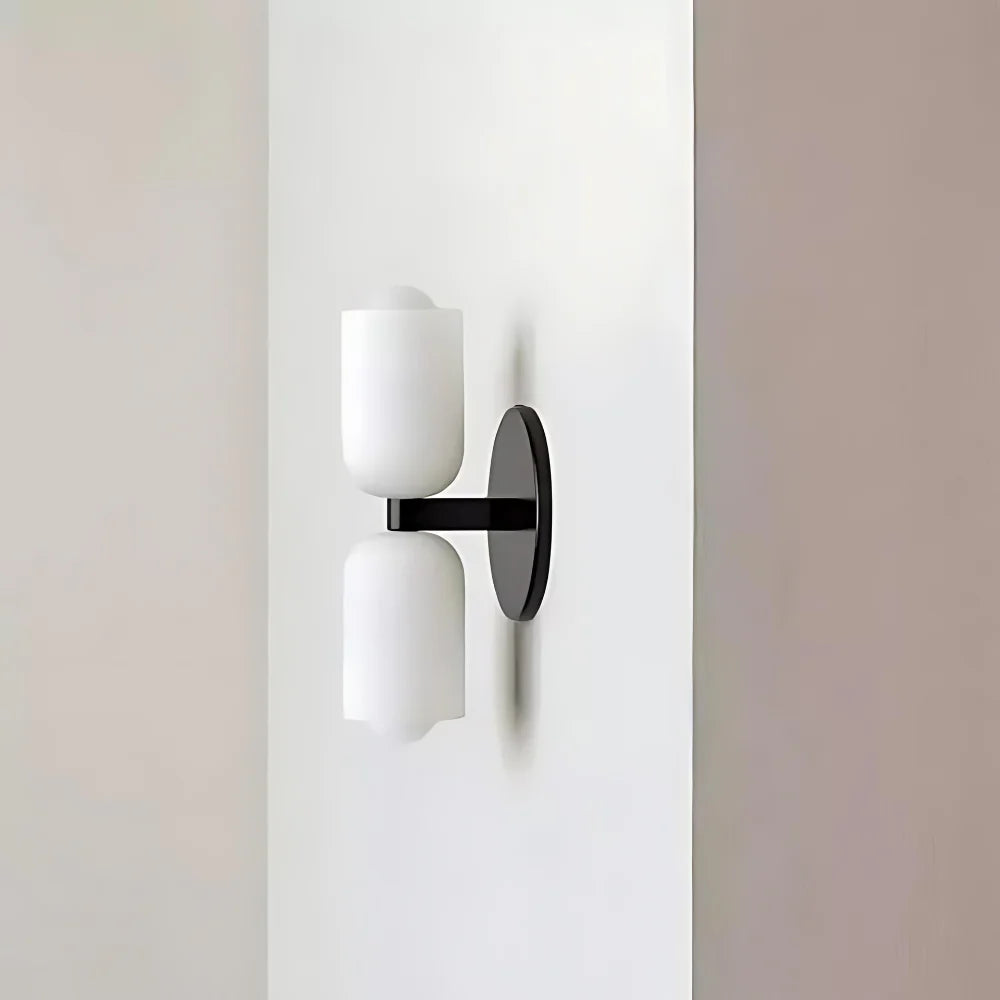 Elegance Cream Acrylic Metal Base Minimalist Wall Light