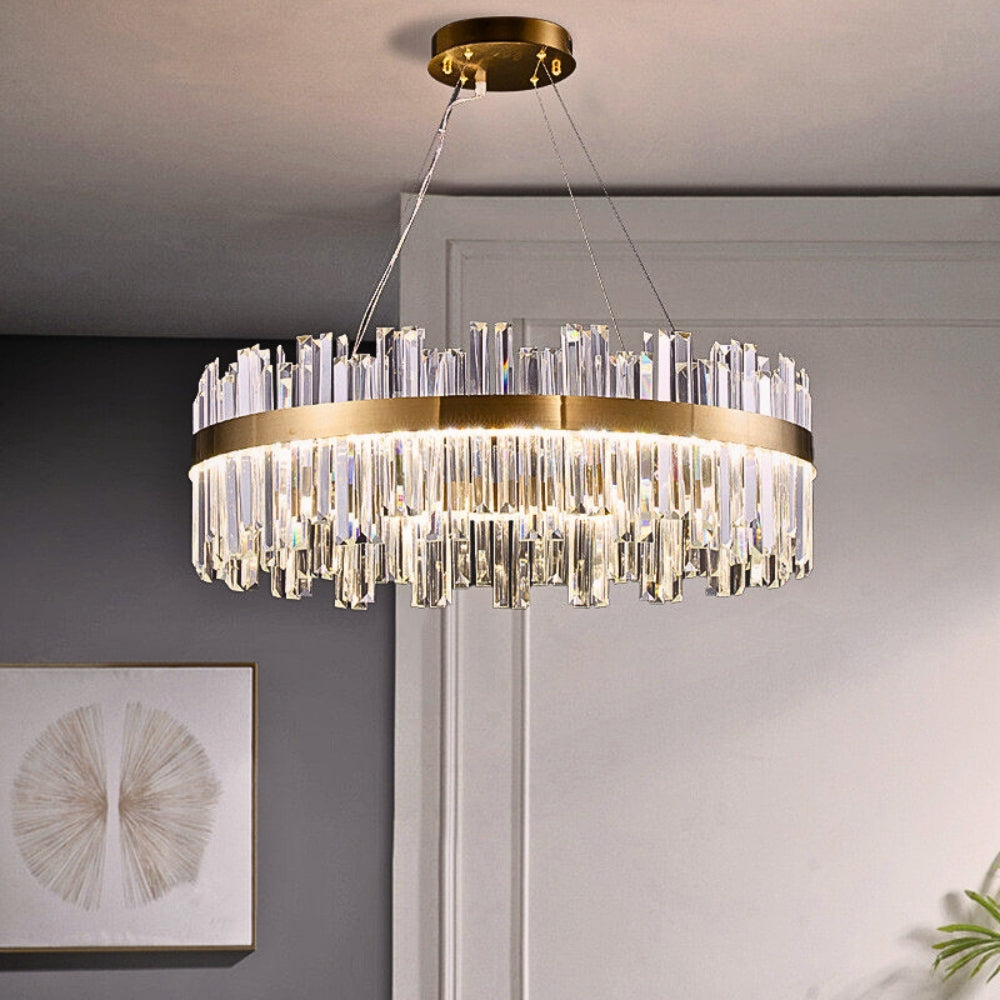 Squillo Nordic Glass Crystal Chandelier
