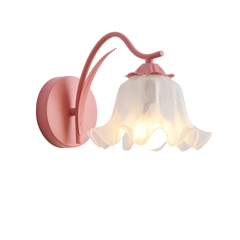 French Flower Acrylic Wall Light