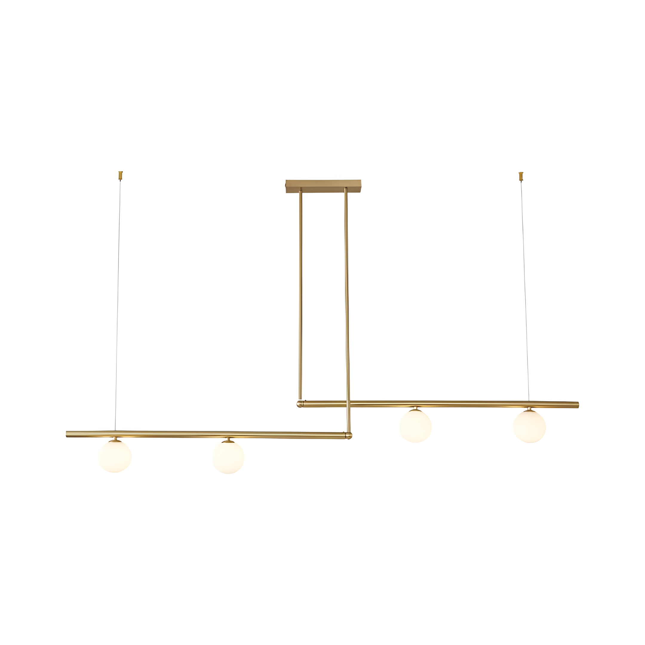 Nordic Glass Linear Luxury Pendant Light