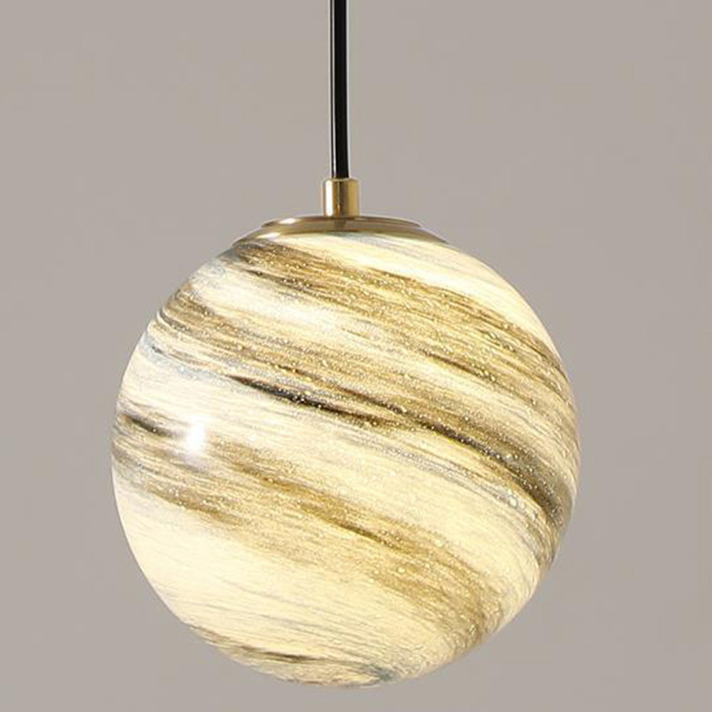 Jupiter Japandi Glass Pendant Light
