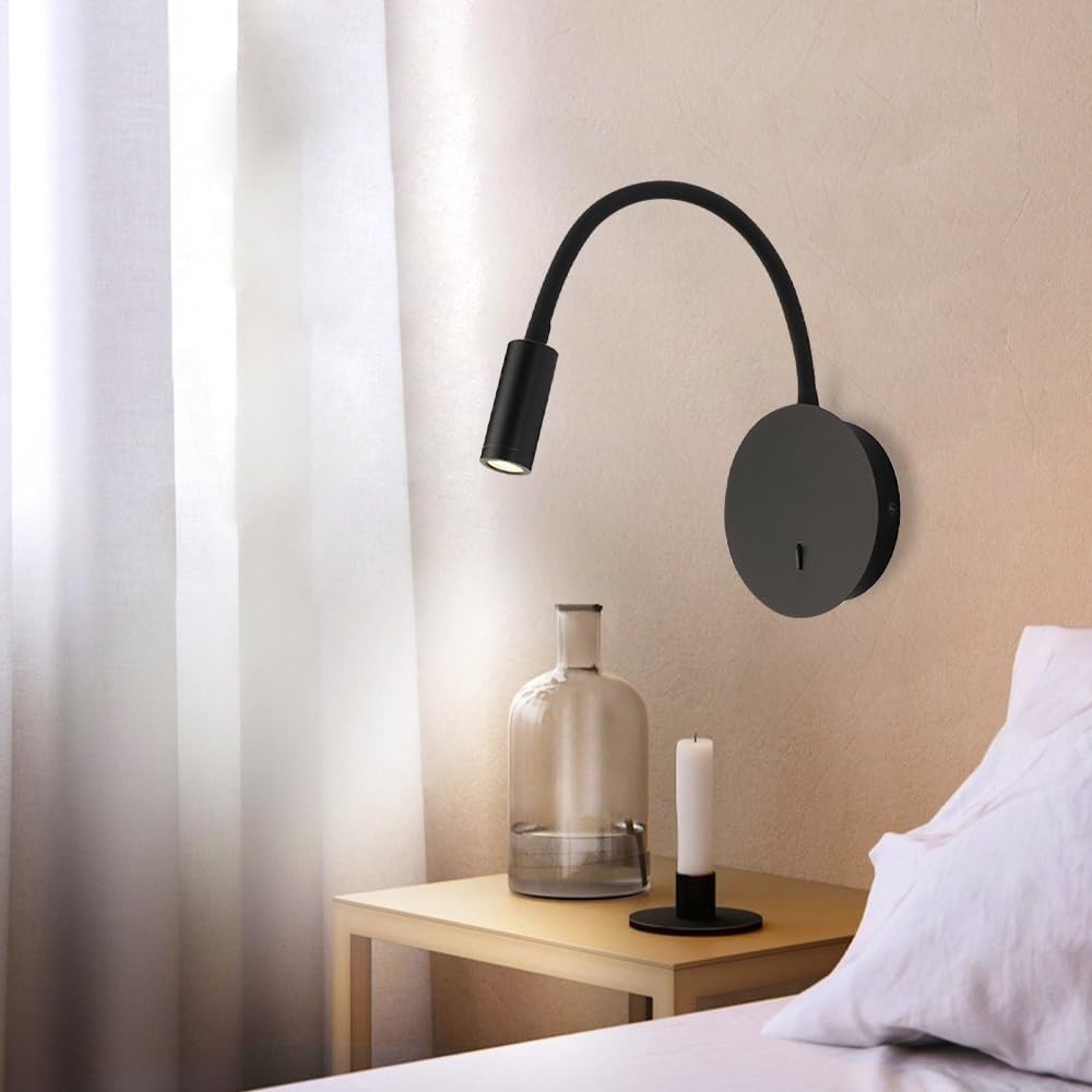Flexible Nordic LED Bedside Minimalist Wall Light