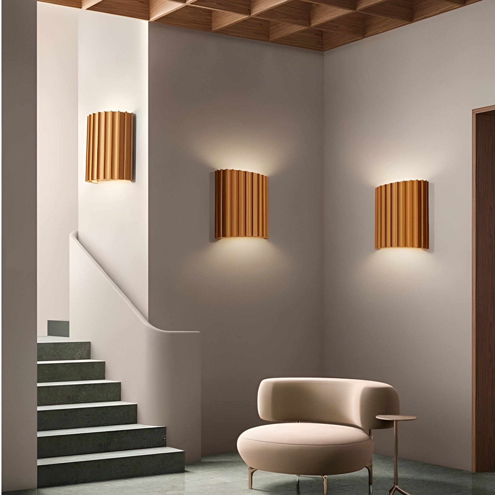 Nordic Resin Clarity Minimalist Wall Light