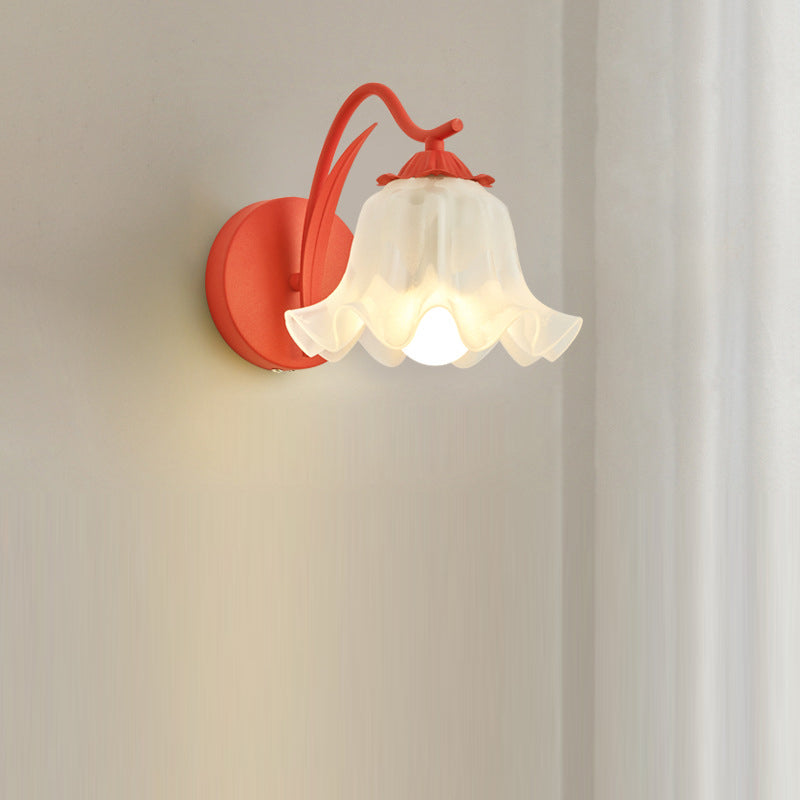 French Flower Acrylic Wall Light