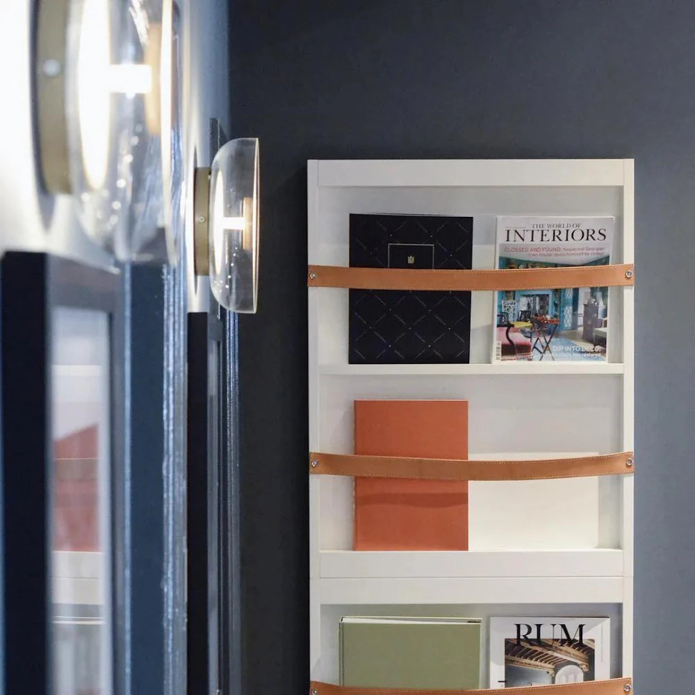 The Shimmering Glow Premium Minimalist Brass Wall Light