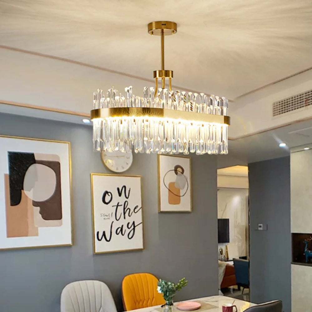 Squillo Nordic Glass Crystal Chandelier