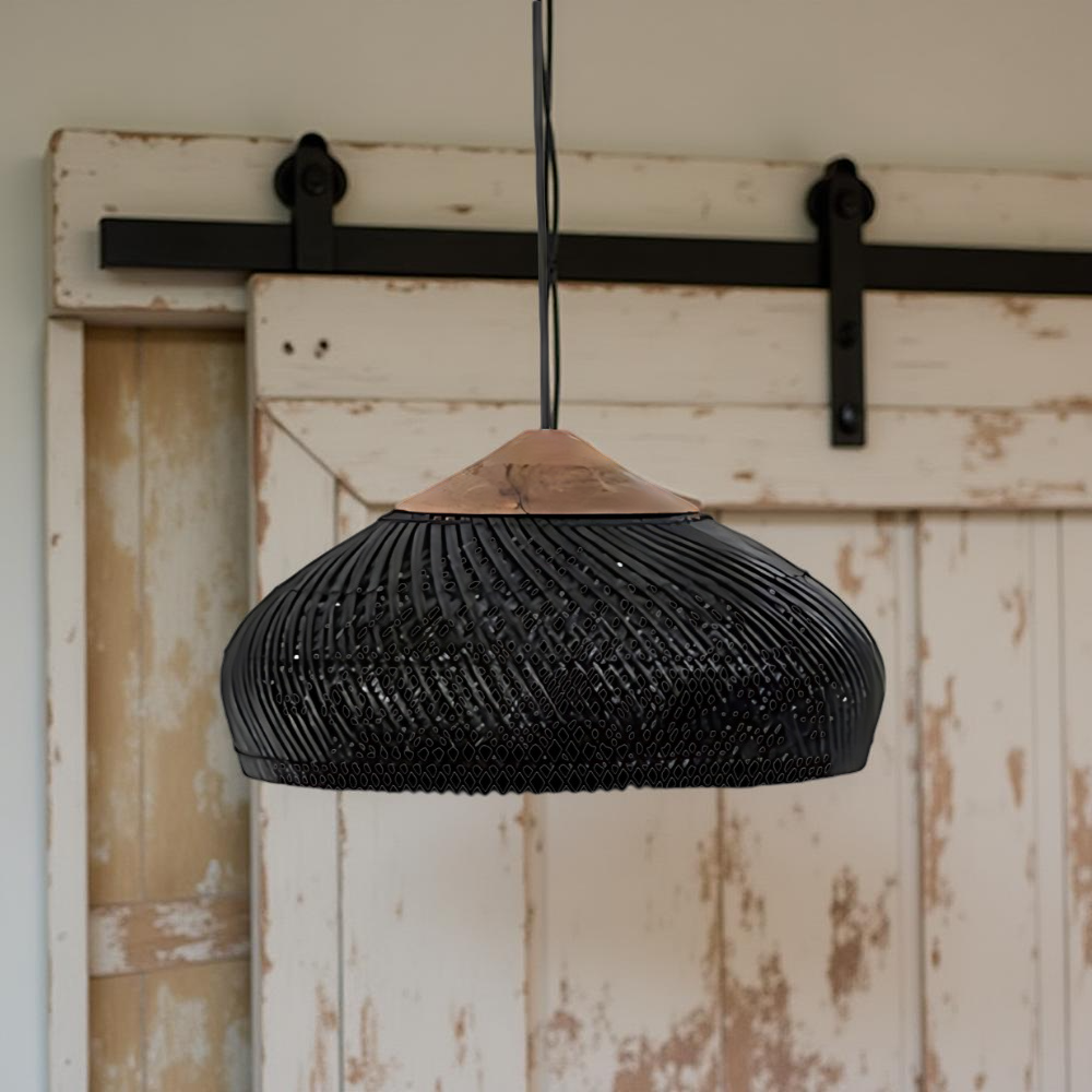 Retro Bohemian Rattan Pendant Light