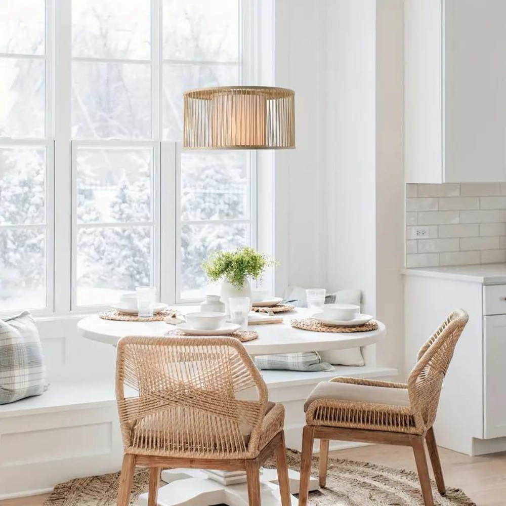 Night Butterfly Bamboo Pendant Light