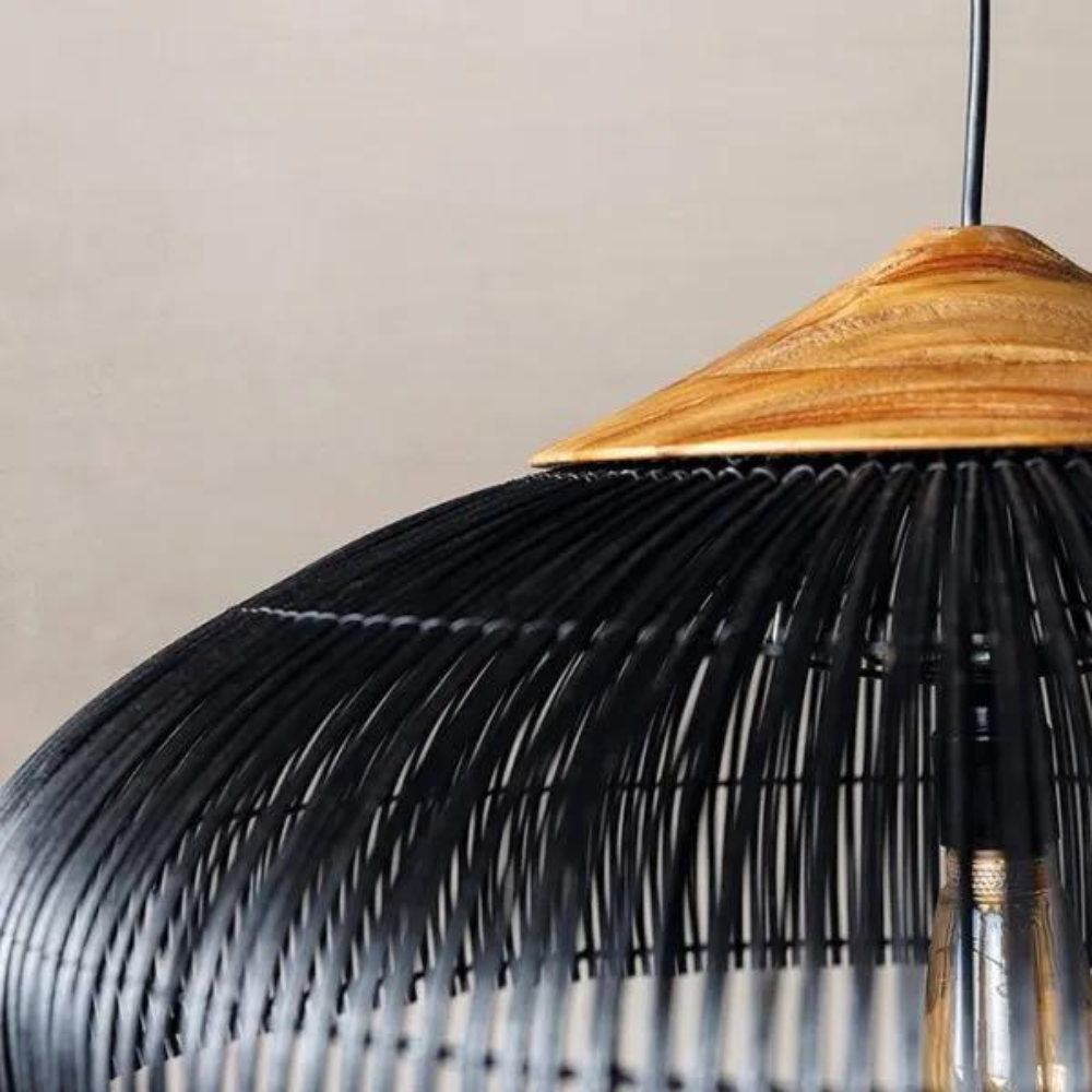 Retro Bohemian Rattan Pendant Light